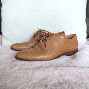 Madewell The Jess Oxford Shoes, English Saddle, Size 6